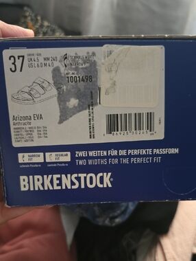 Birkenstock Arizona Eva Grey